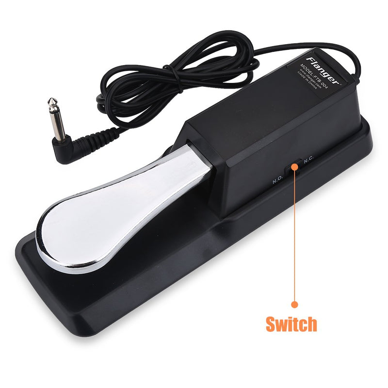 Keyboard Sustain Pedal, Universal Digital Piano Foot Pedal with Non-slip Bottom for Yamaha Casio Keyboards