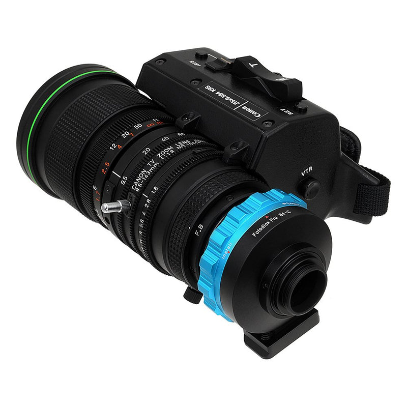 Fotodiox Pro Lens Mount Adapter Compatible with B4 (2/3") ENG Cine Lenses to C-Mount Cameras