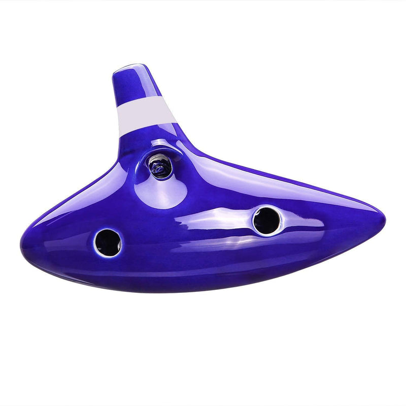 Legend of Zelda Ocarina 12 Hole Alto C with Song Book (Songs From the Legend of Zelda) (Blue)