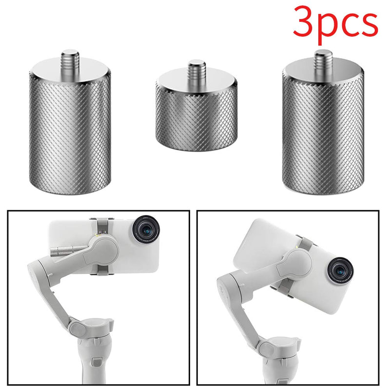 CALIDAKA 3pcs OM 4/OS MO Mobile 3 Counterweight Gimbal Stabilizer Counterweight Balance Counter Weights Support 70g for OS MO Mobile 4 3 Keep Balance Filmmaking Video Shooting Accessory 3pcs/set Silver
