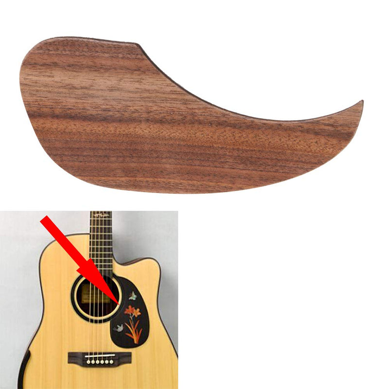 lovermusic 40/41 Inch Musical Wood Blackwood Acoustic Guitar Pickguard Natural Wood Color (Ebony)