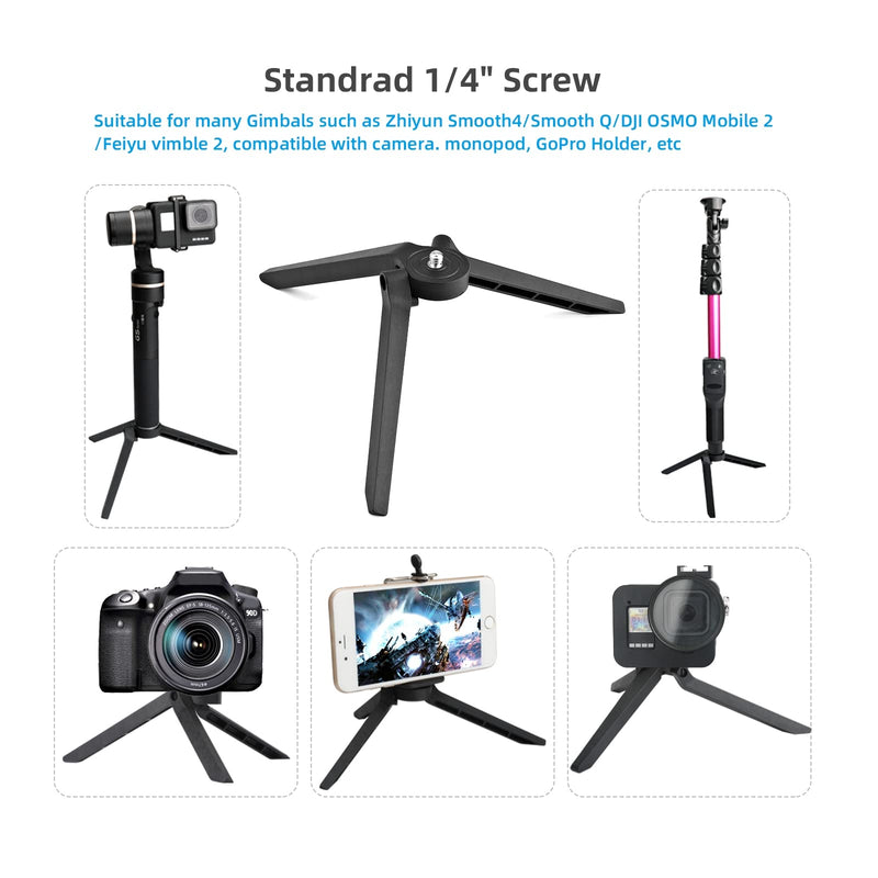 SKYJFFJ-Portable Mini Tripod, Durable and Stable, Suitable for Digital SLR Cameras, Smart Phones, Live Broadcast Equipment