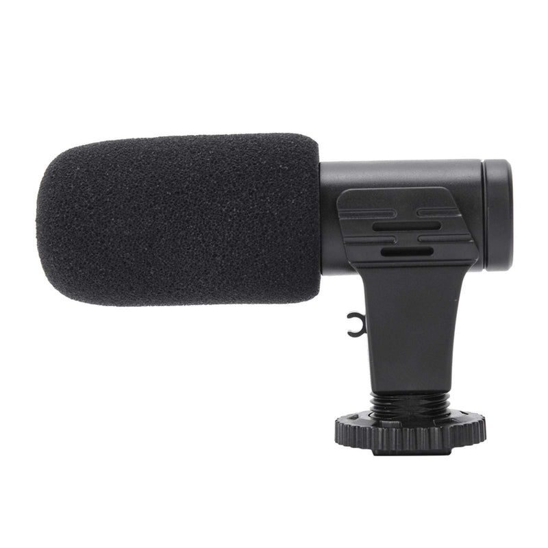 DAUERHAFT External Super Directivity MIC-06 Universal External Microphone with Cardiac Directional Radio,for Live Broadcast Interview with Reduce Surrounding Noise Input