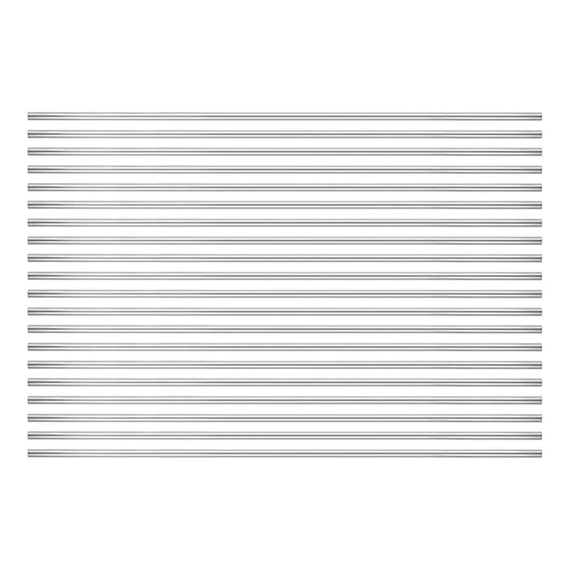 TOPPROS 200mm x 4mm，7.87"x 5/32"- 304 Stainless SteelSolid Round Bar for DIY Craft Pack of 10