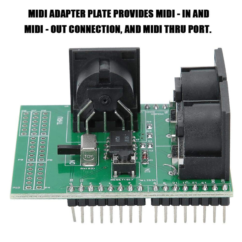 MIDI Shield Breakout Board, MIDI Adapter Board for Arduino Digital R3 AVI PIC Interface Adapter