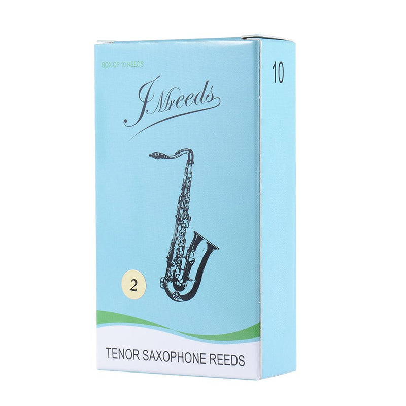 ammoon 10pcs Bb Tenor Saxophone Sax Bamboo Reeds Strength 2.0