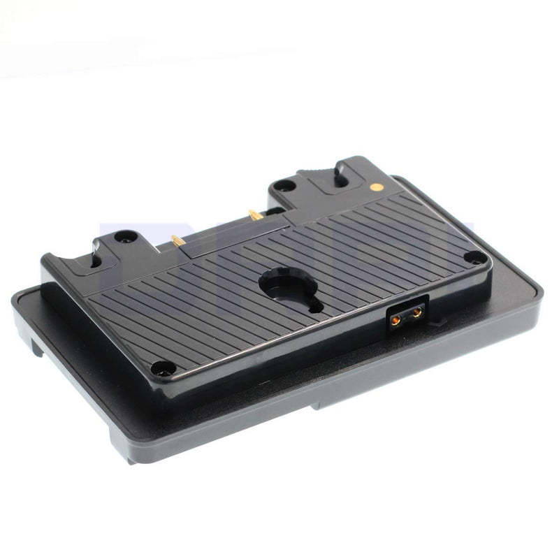 DRRI Anton Bauer Gold Mount to V Mount Adapter Battery Converter Adapter Plate with D-Tap Output for Panasonic DSLR Camera Camcorder (S-GP-A) S-GP-A