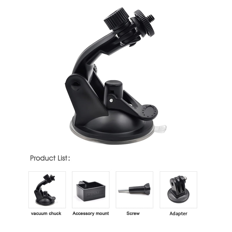 STARTRC Pocket 2 Suction Cup Mount,Full 360 Rotation Car Mount for DJI Pocket 2/Osmo Pocket/Osmo Action 2 Camera Accessories