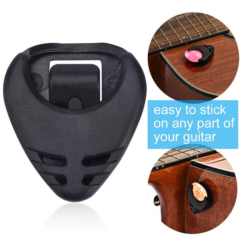 MOREYES Guitar Capo for Acoustic Guitar,Ukelele, Electric Guitar,Bass with Wood Color Guitar Picks (tuner capo)