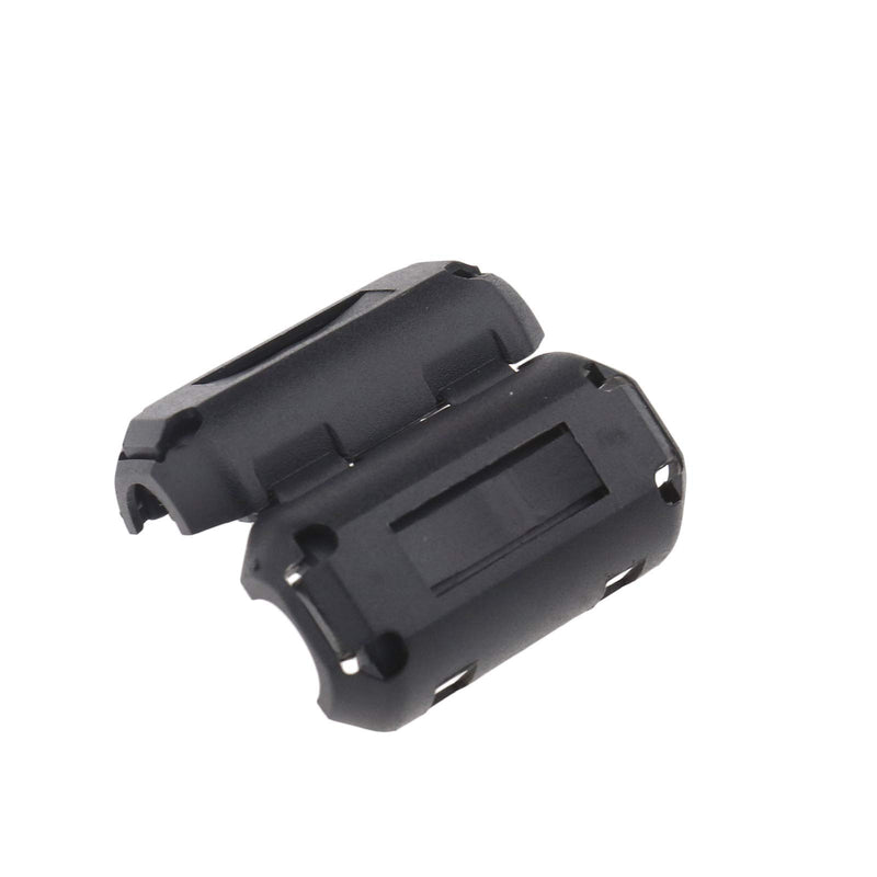 SING F LTD 20pcs Clip-On Ferrite Ring Core Noise Suppressor EMI RFI Clip Cable