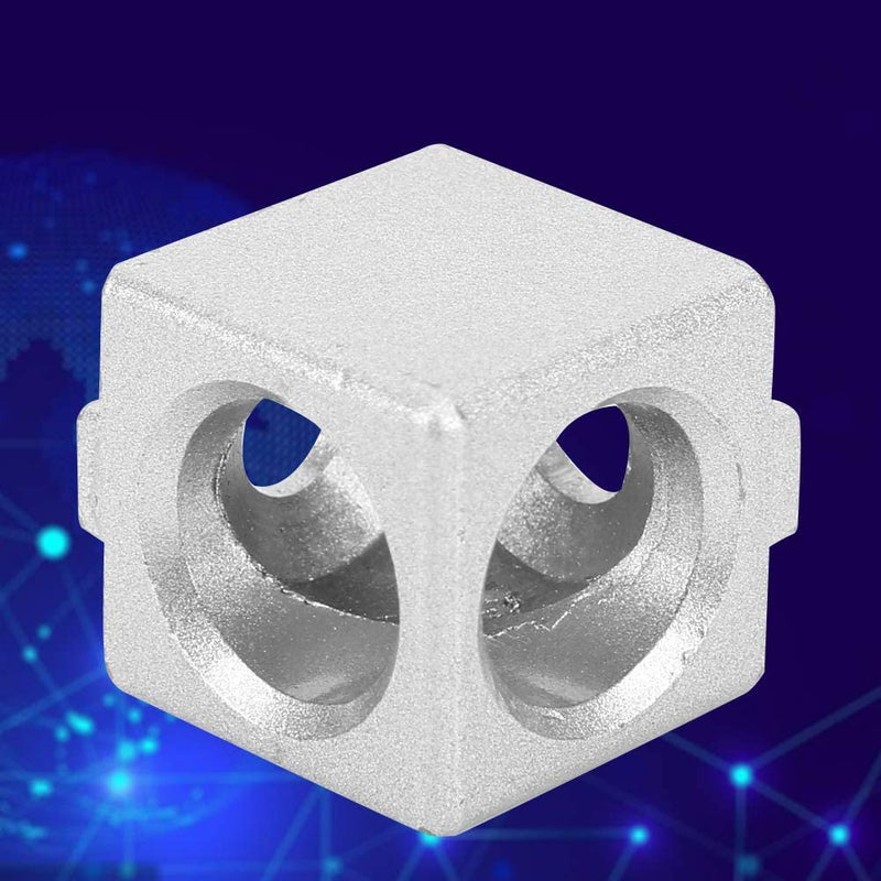 4Pcs Aluminum Profiles Right Angle Corner Connector Fastener for 2020 European Standard(Two-Way) Two-way