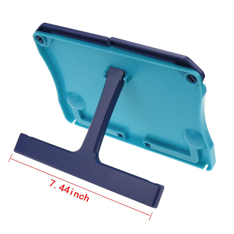 Bitray Book Stand - Foldable and Adjustable Holder,Desktop Music Stand Holder Reading Stand Folding Tabletop Stand Bookholder for Guitar Piano Violin Music Sheet Stand (7.96"x6.14"x0.43"- Blue)