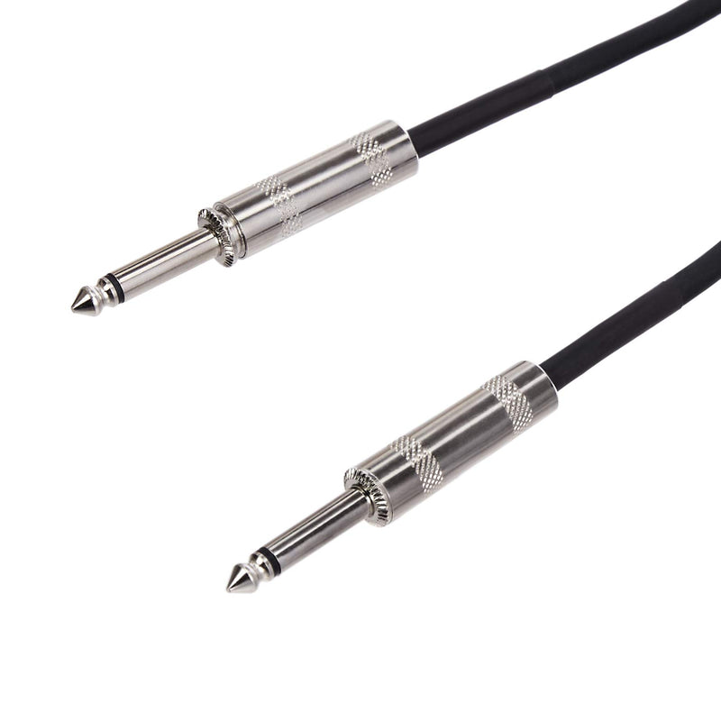 [AUSTRALIA] - AmazonBasics 1/4 Inch Straight Instrument Cable - 20 Foot (Black) 