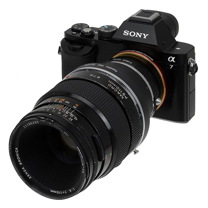 Fotodiox Pro Combo Lens Adapter Kit Compatible with Bronica SQ Lenses on Sony E-Mount Cameras