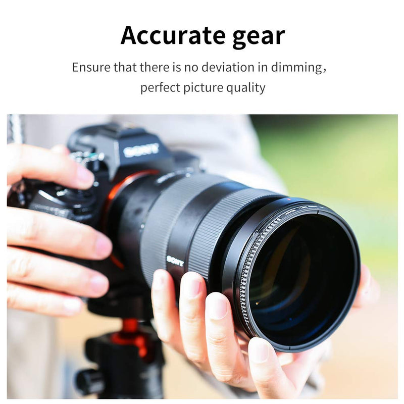 K&F Concept 67mm HD Soft GND8 Lens Filter, 3 Stop (0.9) Soft Graduated Neutral Density Filter with 28 Multi-Layer Coatings Waterproof/Scratch Resistant/Anti-reflectivity for Camera Lens