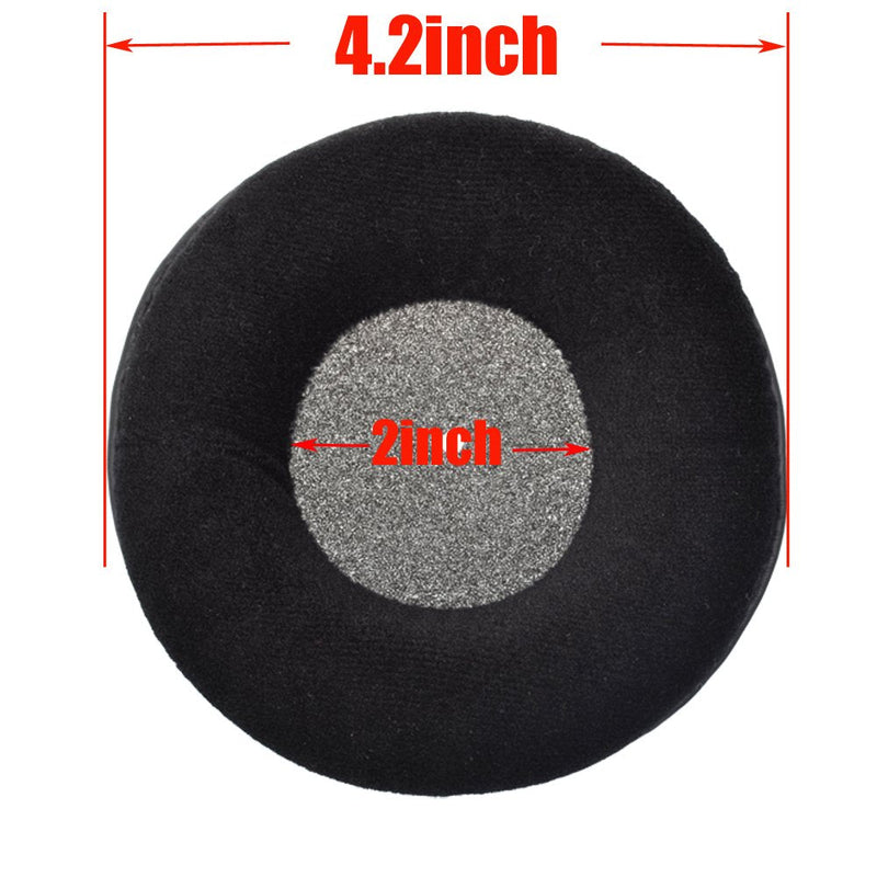 [AUSTRALIA] - Cosmos ® 1 Pair Black Color Velvet Replacement Earpad Ear Pad Cushion for AKG K 240 Studio Headphones 