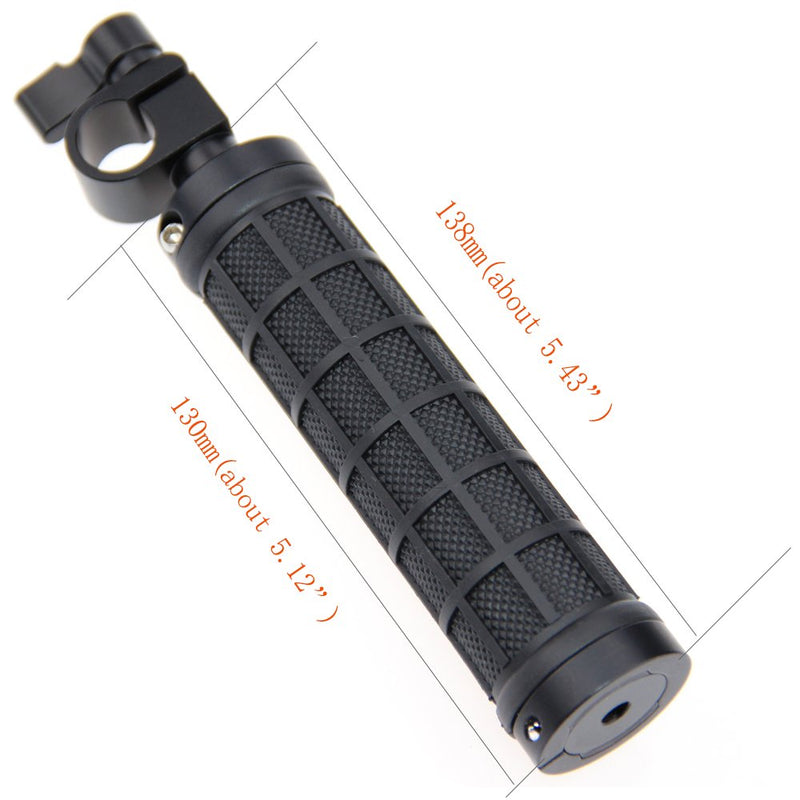 CAMVATE Rod Clamp Handle Grip Handheld for 15mm Rod Support Shoulder Mount DSLR Rig