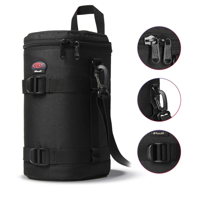 [AUSTRALIA] - Lens Pouch for DSLR Camera Lens Fits for Canon, Nikon, Pentax, Sony, Olympus, Panasonic, and Other Lens BL-0009 BL-009 