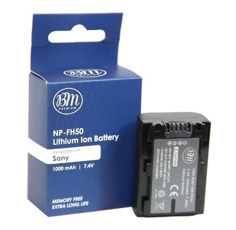 Kastar Battery NPFH50 Replacement for Sony NP-FH30 NP-FH40 NP-FH50 NP-FH70 NP-FH100 and Sony Cyber-shot DSC-HX1 HX100V DSC-HX200 HX200V, Sony Alpha DSLR-A230 DSLR-A290 DSLR-A330 DSLR-A380 DSLR-A390