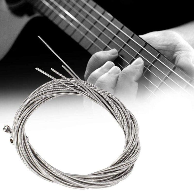 Dilwe Bass Strings, 5 Pcs Stainless Steel Strings for Electric Bass Guitar Replacement Parts Accessories