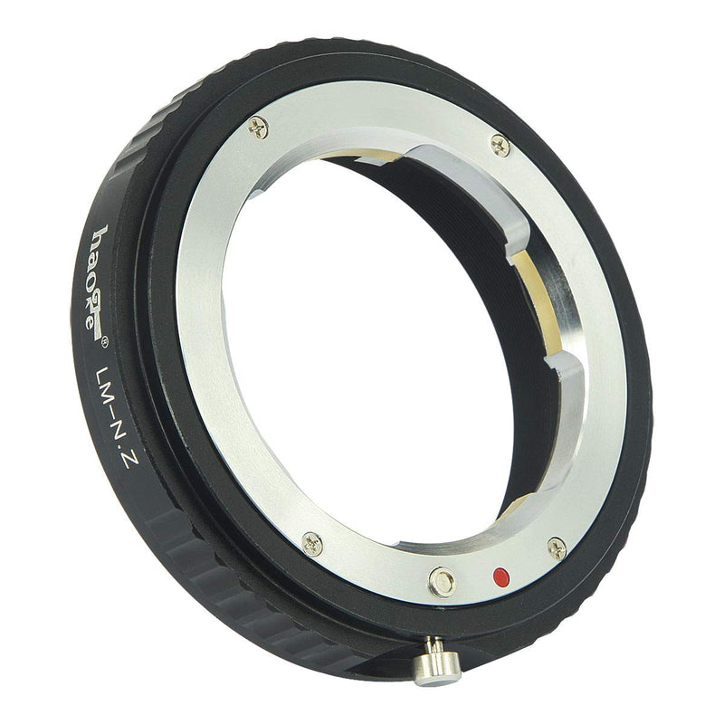 Haoge Manual Lens Mount Adapter for Leica M LM, Zeiss ZM, Voigtlander VM Lens to Nikon Z Mount Camera Such as Z6 Z7