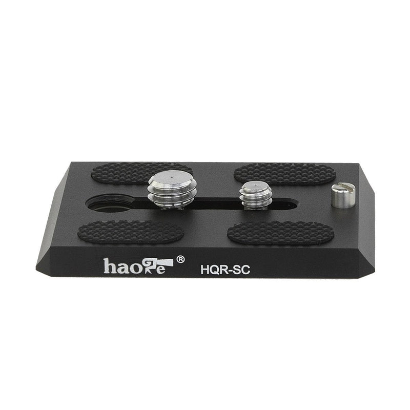 Haoge HQR-SC Camera QR Quick Release Plate for Sachtler Video 14II, DV 2, DV 4, DV 6, DV 8, DV 8/100, DV10 3+3, DV10 5+5, FSB6T, FSB8T, FSB10T Tripod Fluid Head Replace Touch & Go Plate S
