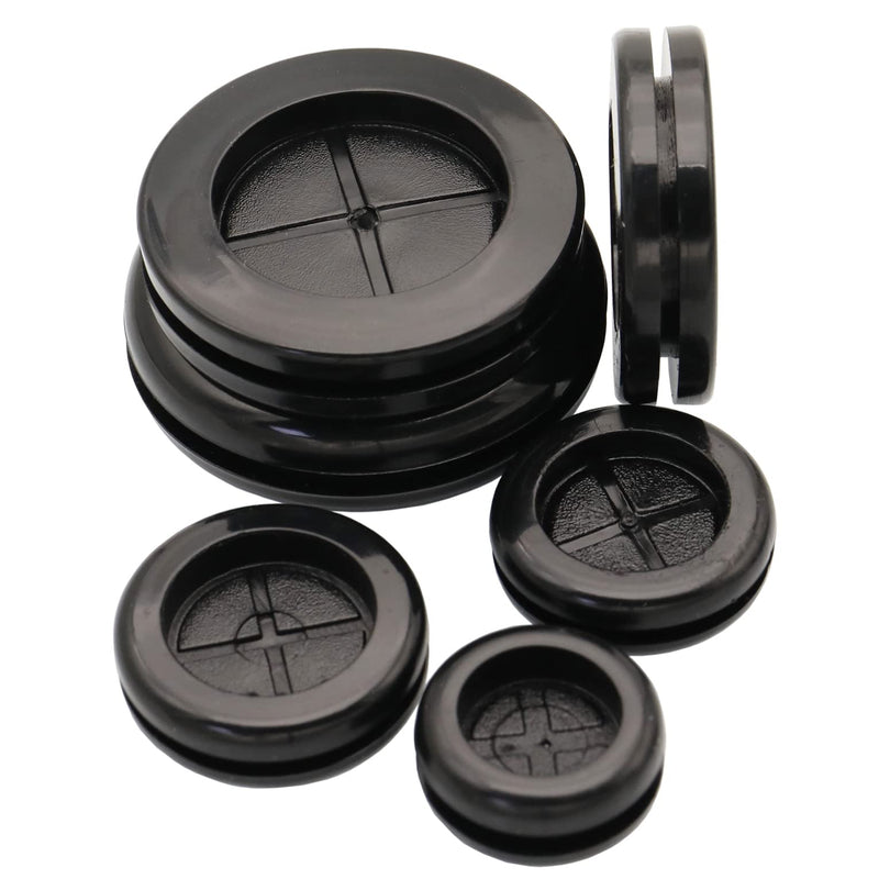 [AUSTRALIA] - Didamx 65Pcs 6 Sizes Rubber Grommet Double Side Round Rubber Hole Plug Kit, Drill Hole 5/8" 13/16" 7/8" 1" 1-3/16" 1-1/2" 