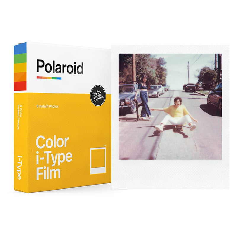 Polaroid Color Film for I-Type (8 Exposures) + Polaroid Black & White i-Type Instant Film (8 Exposures) + Grey Album - Holds 32 Photos
