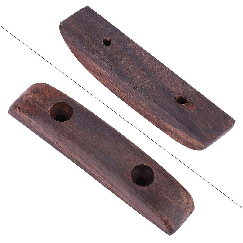 Dilwe Bass Guitar Thumb Rest, Rosewood Thumb Rest with Mounting Screw for Bass Guitar Accessory Guitar Replacement Part