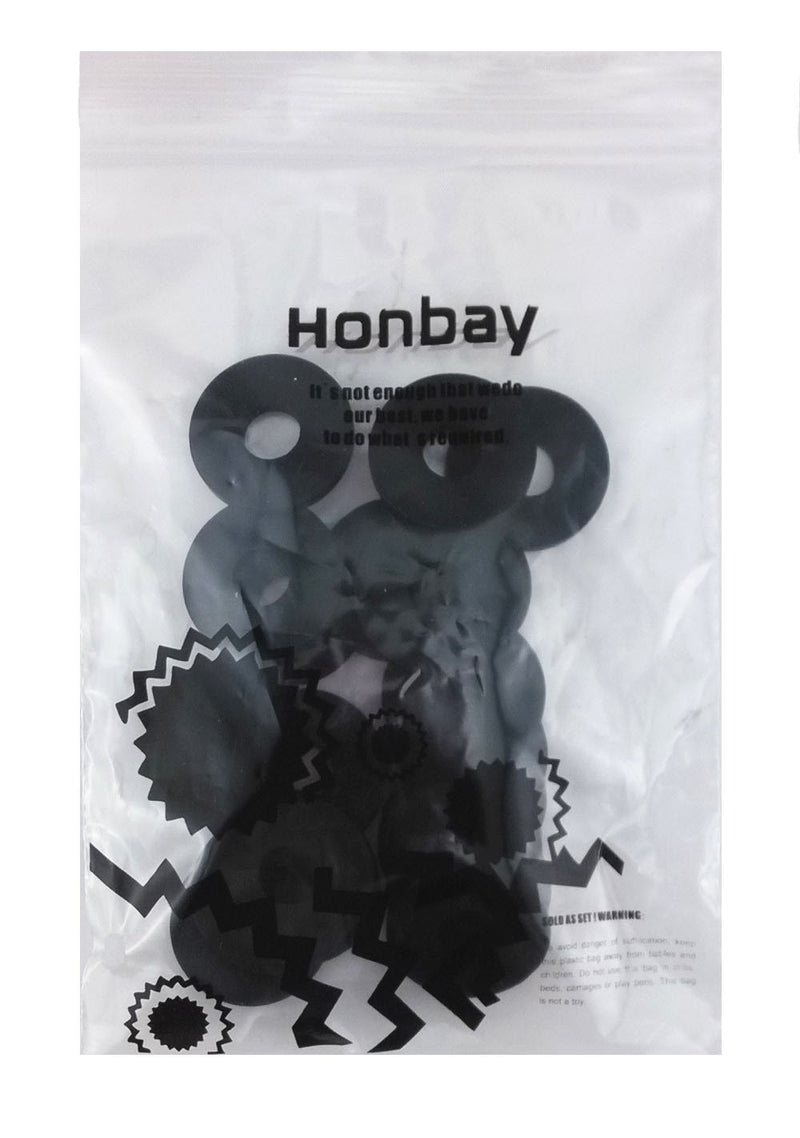 Honbay 20pcs Black Rubber Protector Premium Strap Locks