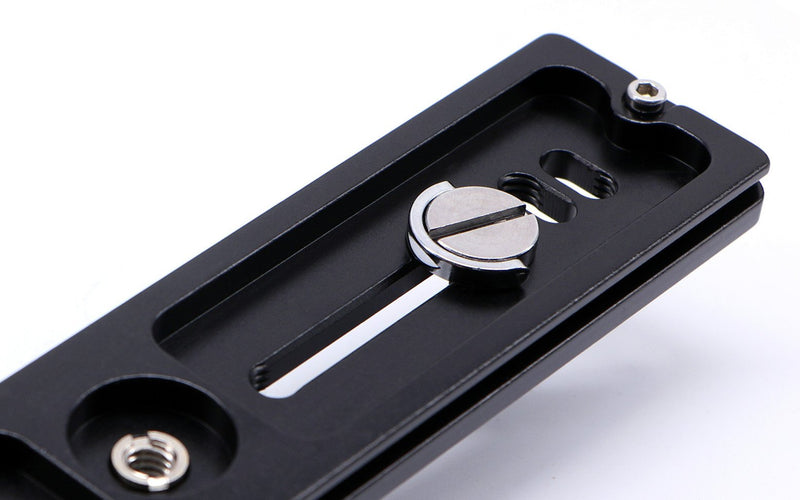 [AUSTRALIA] - HITHUT PU-200 200mm Universal Lengthened Quick Release Plate Slide Rail with D-Ring Screw for Tripod Ball Head DSLR Camera, Arca-Swiss Compatible 