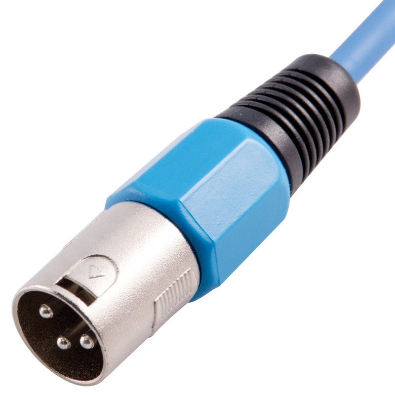 [AUSTRALIA] - Grindhouse Speakers 3 Foot Blue XLR Microphone Cable (LEXLR-3Blue) 