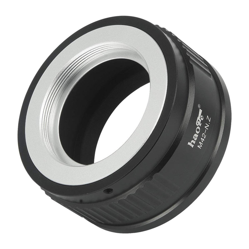 Haoge Manual Lens Mount Adapter for 42mm M42 Mount Lens to Nikon Z Mount Mirrorless Camera Such as z6ii z7iiZ6 Z7