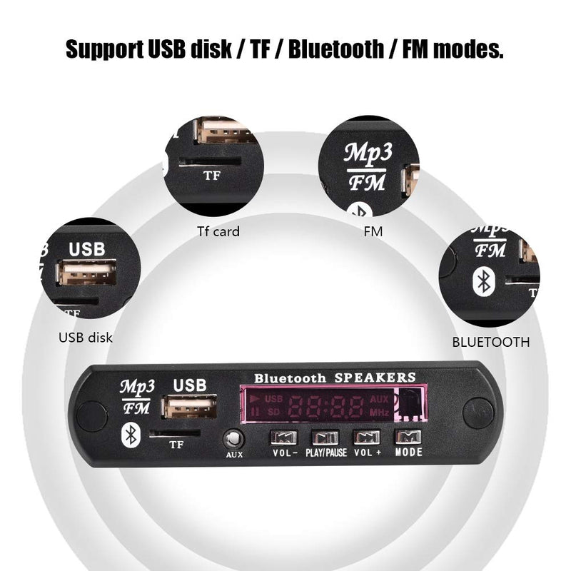 [AUSTRALIA] - Bluetooth MP3 Decoder Module Board, USB TF FM Hands-Free Wirelss MP3 WMA Audio Module Decorder Board 