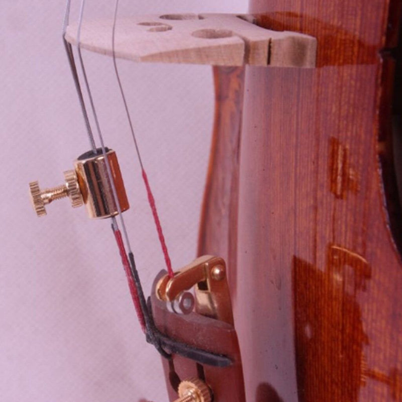 Timiy Elegant Brass Wolf Tone Classic Eliminator Wolf Tone Mute/Suppressor for Violin-Set of 4 (Gold)