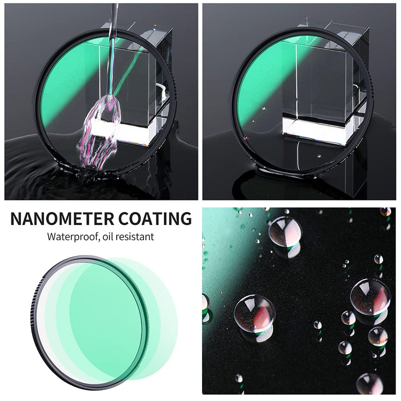 [AUSTRALIA] - K&F Concept 77mm Black Diffusion 1/2 Filter with 28 Multi-Layer Coatings Cinematic Dream Effect Filter Waterproof for Camera Lens 