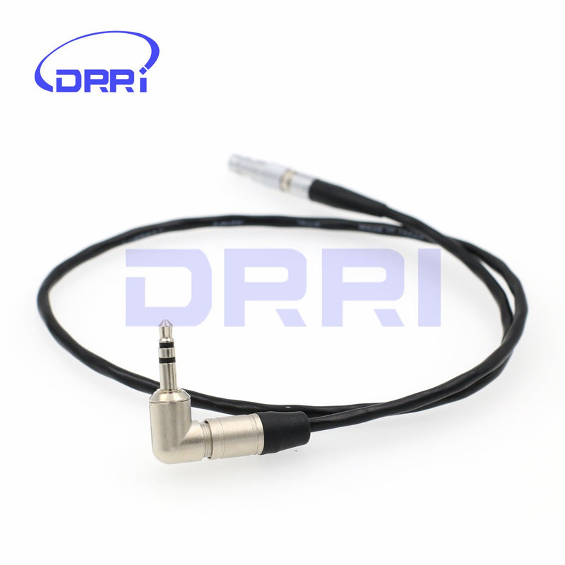 DRRI 3.5mm TRS Jack to 4pin for Tentacle Sync to Red Timecode Cable