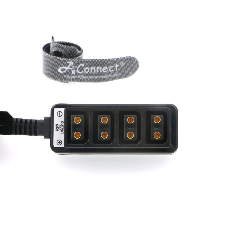 Dtap-Splitter-Extension Dtap Male to 4 Port Dtap Female Power Cable Short Hub for ARRI RED Cameras TILTA Steadicam IDX Battery Ultrashort