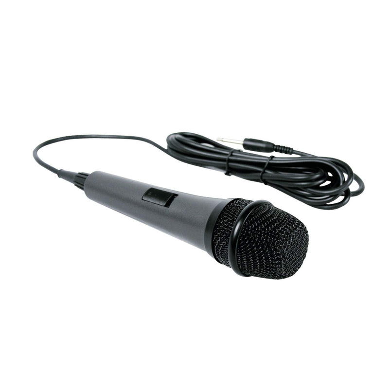 Singing Machine SMM-205 Unidirectional Dynamic Microphone with 10 Ft. Cord,Black, one size Black