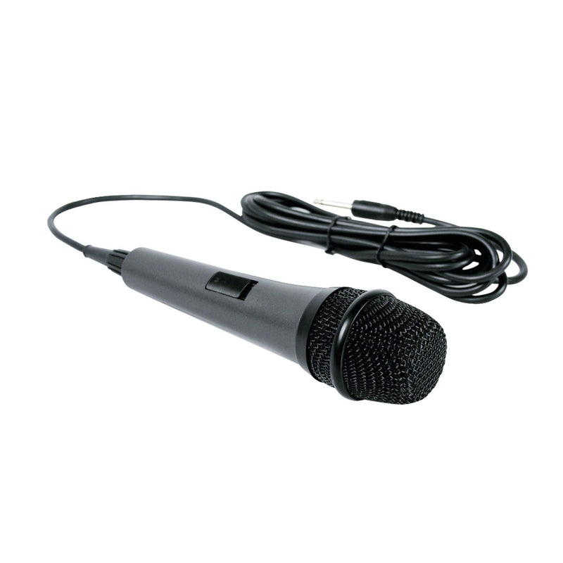 Singing Machine SMM-205 Unidirectional Dynamic Microphone with 10 Ft. Cord,Black, one size 1 Black & Gold
