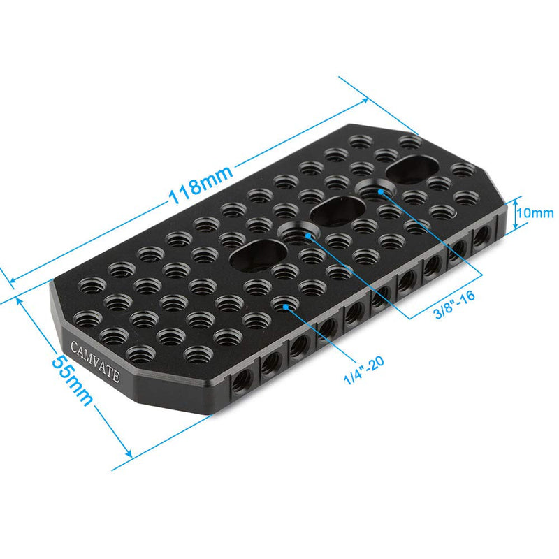 CAMVATE Cheese Plate Top Plate for BMD Blackmagic Design URSA Mini