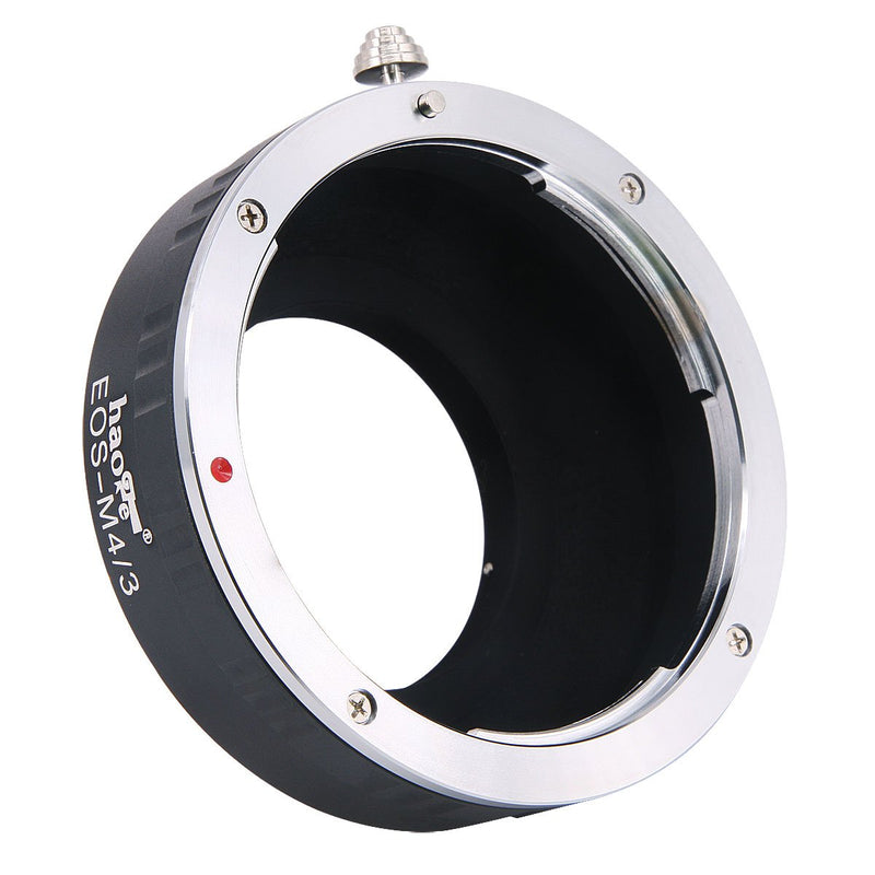 Haoge Manual Lens Mount Adapter for Canon EOS EF EFS Lens to Olympus Pen and Panasonic Lumix Micro Four Thirds MFT M4/3 M43 Mount Camera