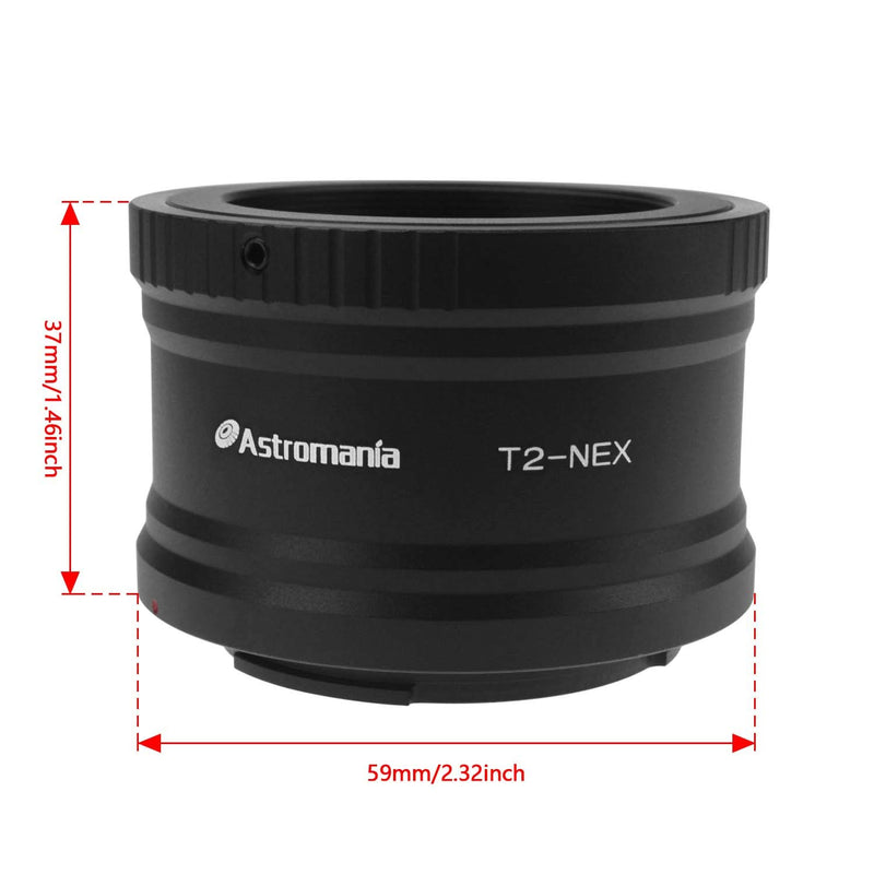 Astromania T/T2 Lens Mount Adapter Ring for Sony-NEX Camera Ring Set for Sony-NEX