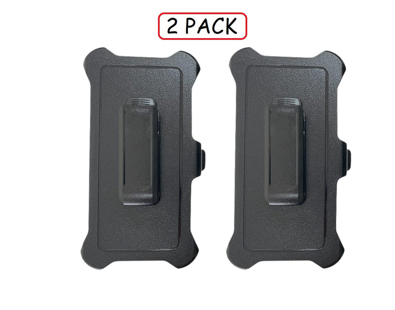 2 Pack Holster Belt Clip Replacement Compatible with OtterBox Defender Series Case for Apple iPhone 12 Pro Max (6.7") ONLY (Belt Clip Only, Not Including The Case)