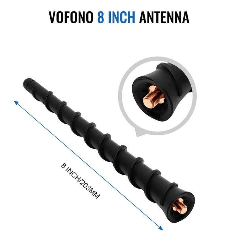 VOFONO 8 Inch Replacement Antenna fits for Dodge Ram 1500 & Ford F150 (2009-2021)