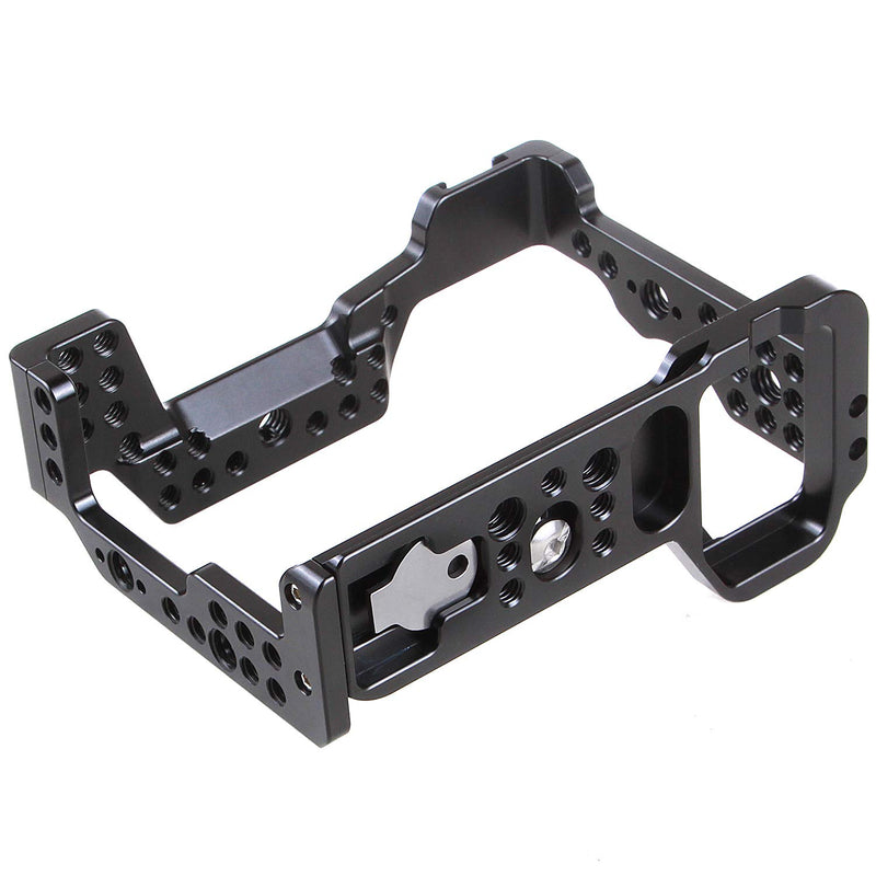 Fotga CNC Aluminum Camera Cage Video Stabilizer for Sony Mirrorless Camera A7R Mark IV M4 A7RIV,w/A Cold Shoe Mount Multiple 1/4 3/8 Inch Screw Holes,Arri Location Holes