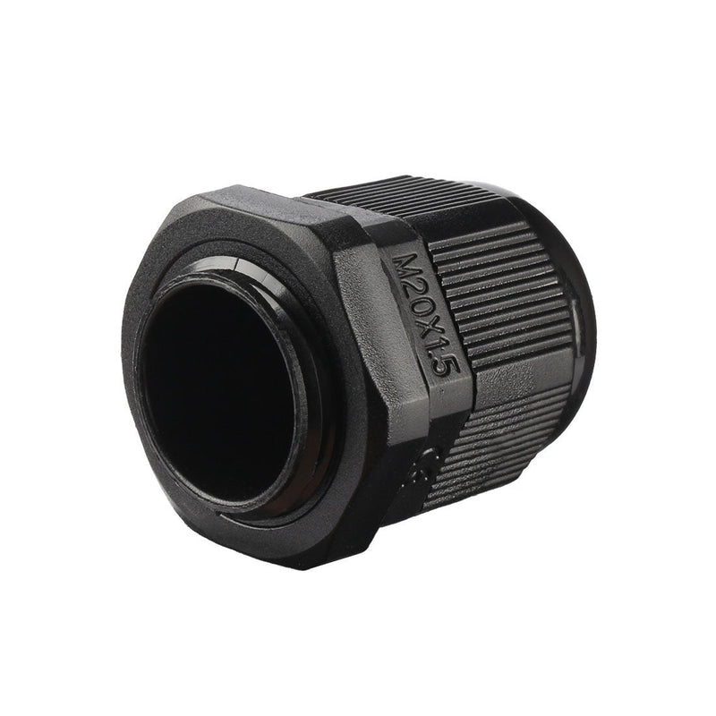 uxcell 20 Pcs M20 Waterproof IP68 Nylon Cable Gland Joint Adjustable Locknut for 6mm-12mm Dia Cable Wire