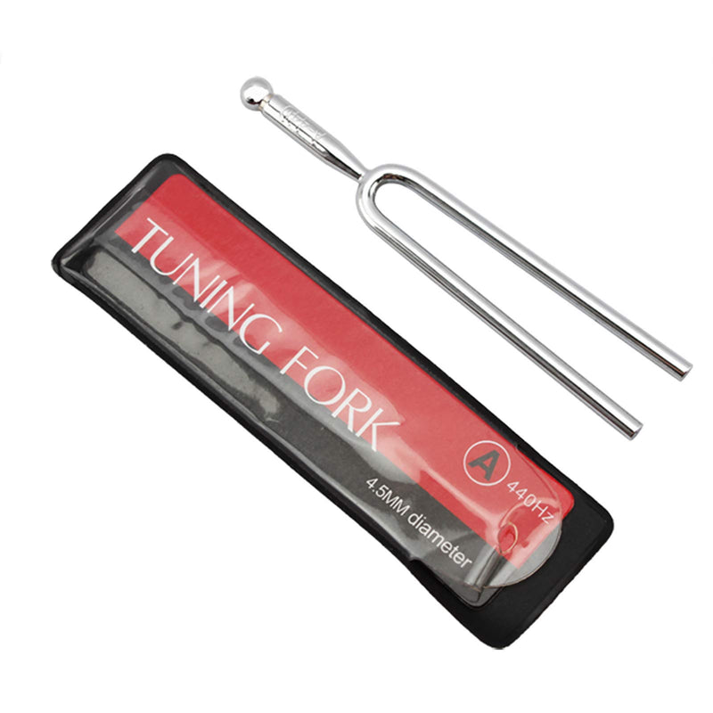 WIFUN 440Hz A Tuning Fork, Stainless Steel Music Tuning Fork Standard Tuning Fork with Ball on Handle for Violin Guitar Instrument