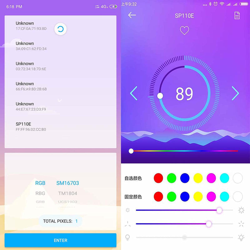 [AUSTRALIA] - VIPMOON DC 5-24V SP110E Bluetooth Controller,Bluetooth Light Controller Smart iOS/Android App 1024 Pixels for WS2811 WS2812B WS2813 SK9822 APA102 RGB/RGBW LED Strip Light 