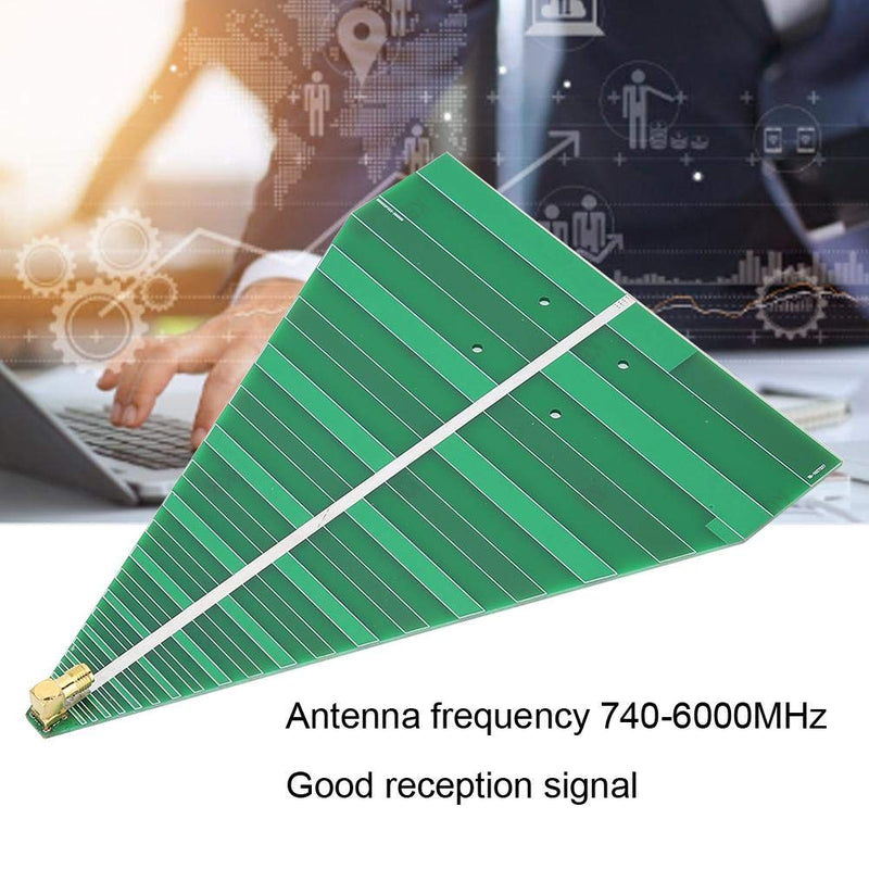 740MHz 6000MHz UWB Ultra wideband Antenna, Gain 6 7db Wide Range 50W Antenna Printed Circuit Board Ultra wideband Logarithmic Period Antenna